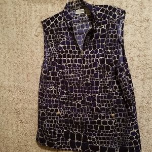 Zenergy by Chico's purple and silver vest